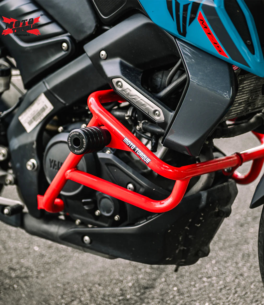 ALPHA- YAMAHA MT-15 CRASH GUARD V2.0 (RED) – Pedlock Motorsport